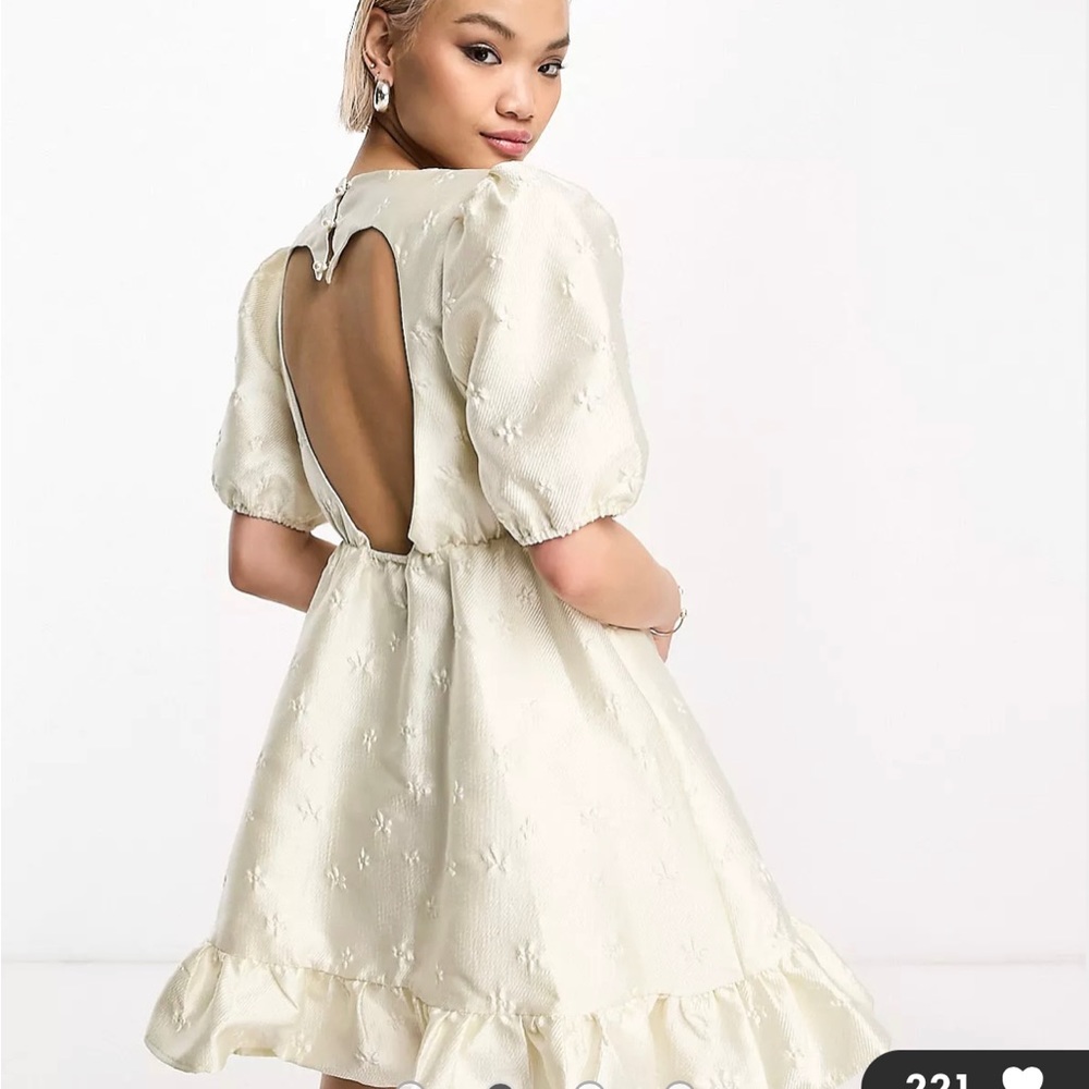 Pearl Bridal Shower Dress